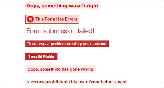 Red Errors