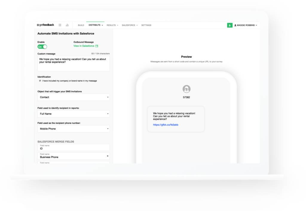 How To Implement Sms Surveys With Getfeedback Getfeedback