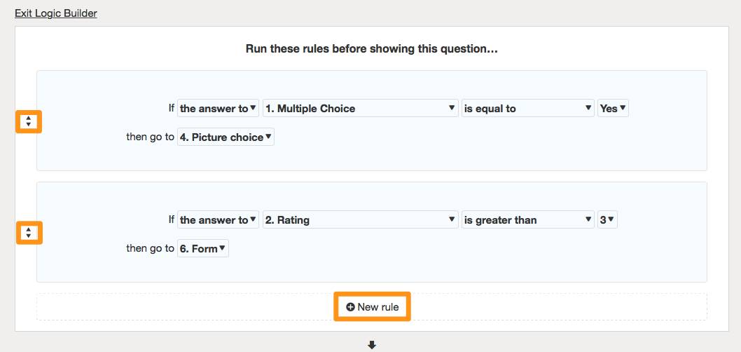 personalized surveys - survey logic