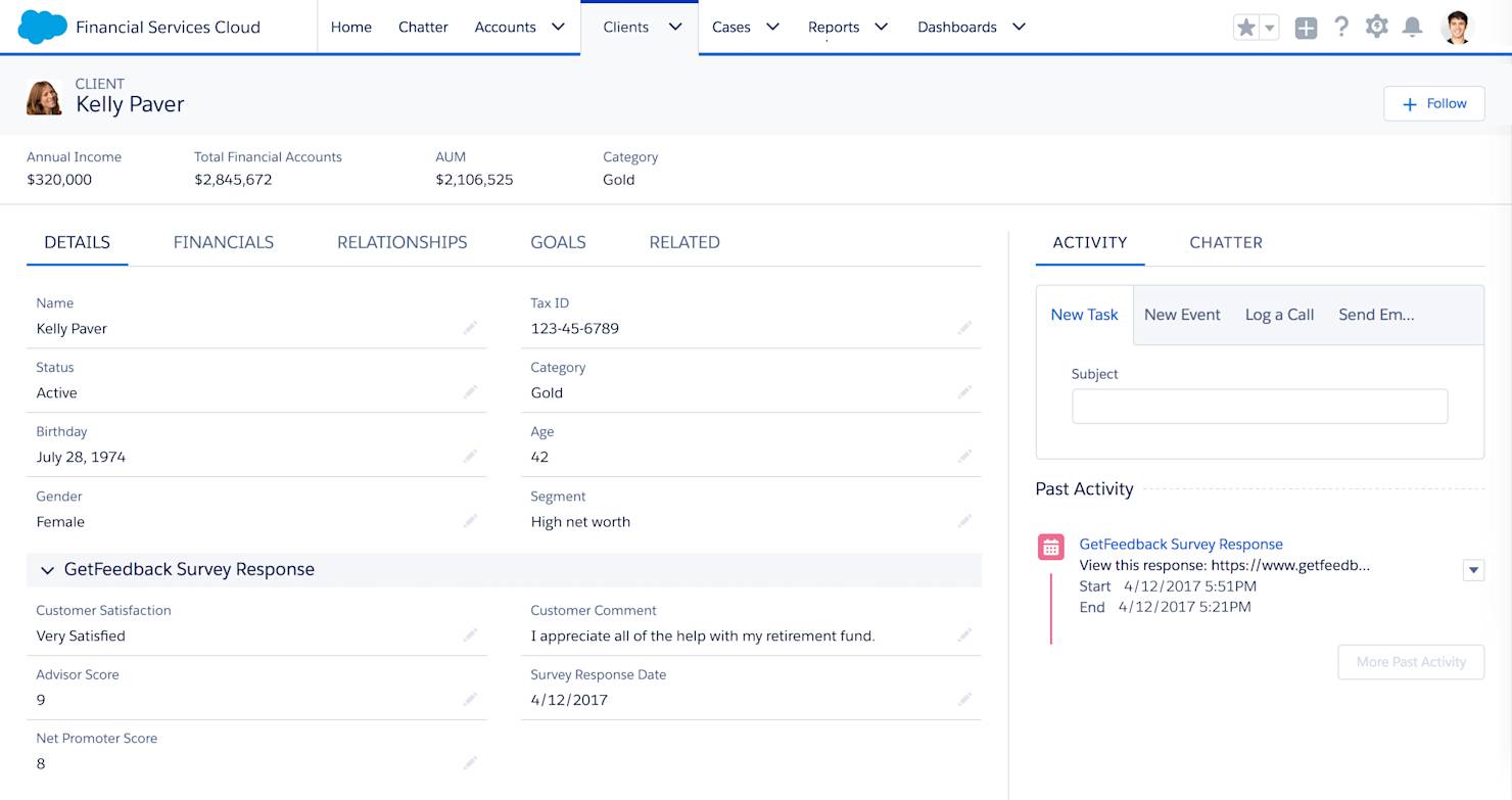 Salesforce Client Record