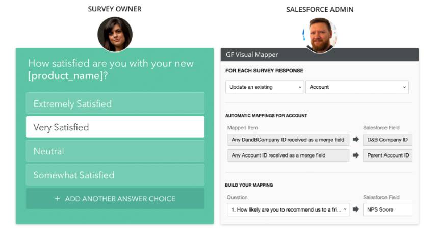 customer feedback program - salesforce mapping