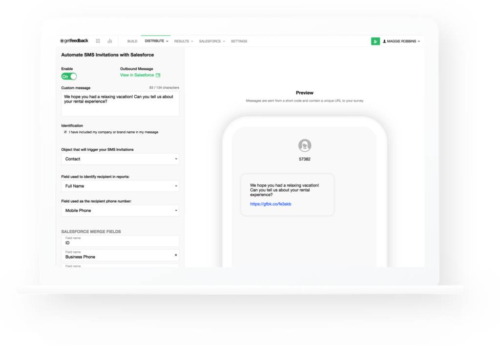Introducing Sms Invitations Getfeedback Introducing Sms Invitations Getfeedback