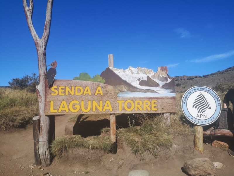 Début de la randonnée de la Laguna Torre