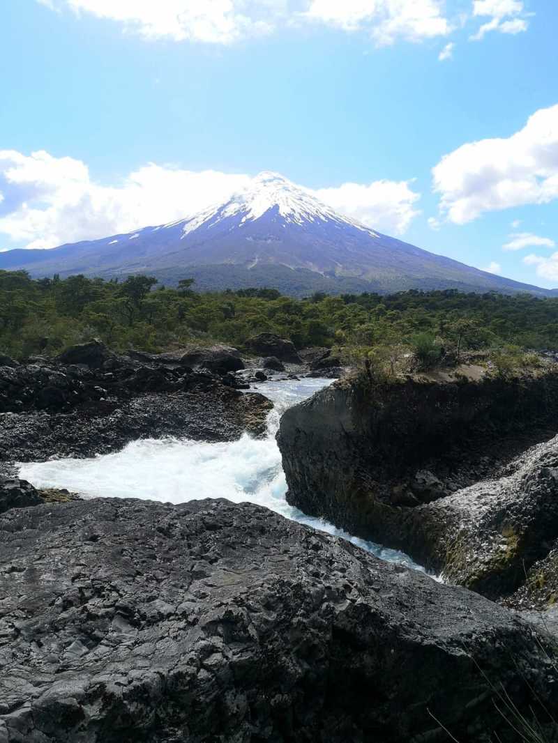 Le volcan Osorno de loin
