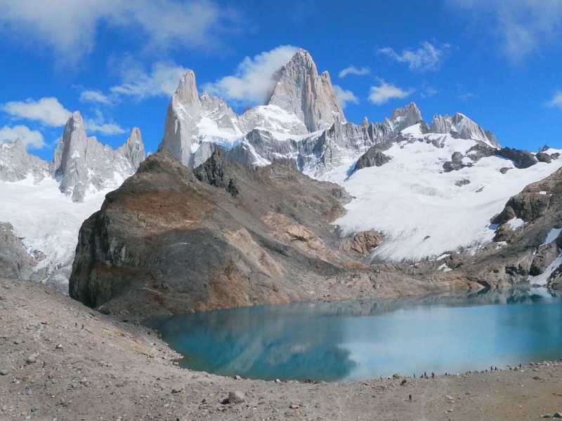 Vue sur le Fitz Roy et son lac