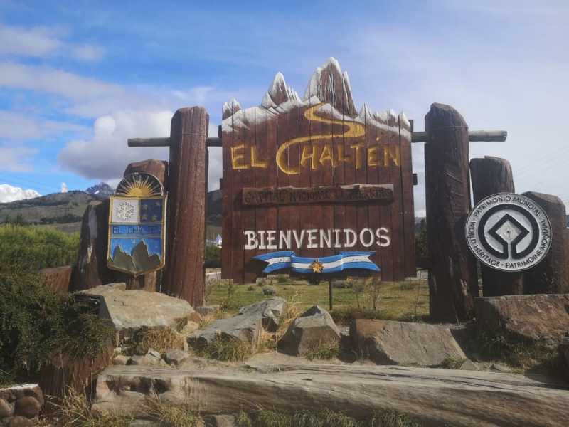 Entrée du village d'El Chalten