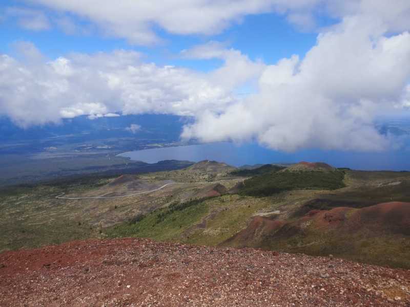 Vue depuis le volcan Osorno