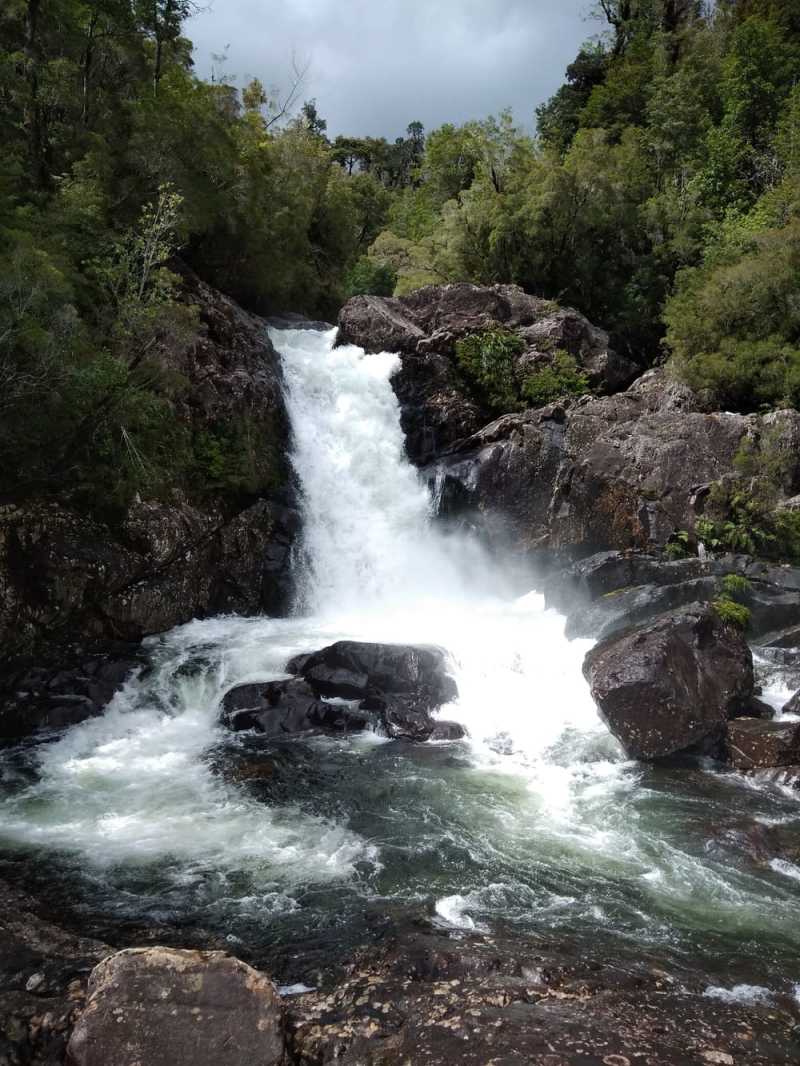 Grande cascade du parc Alerce Andino