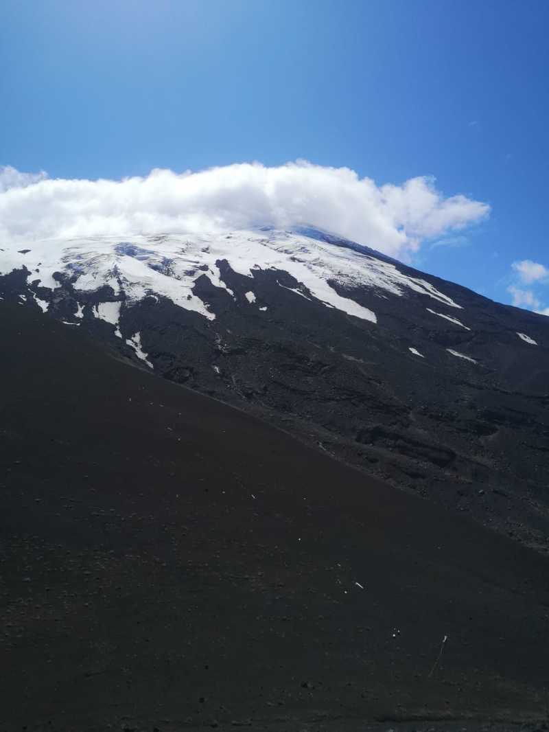 Vue du sommet du volcan Osorno