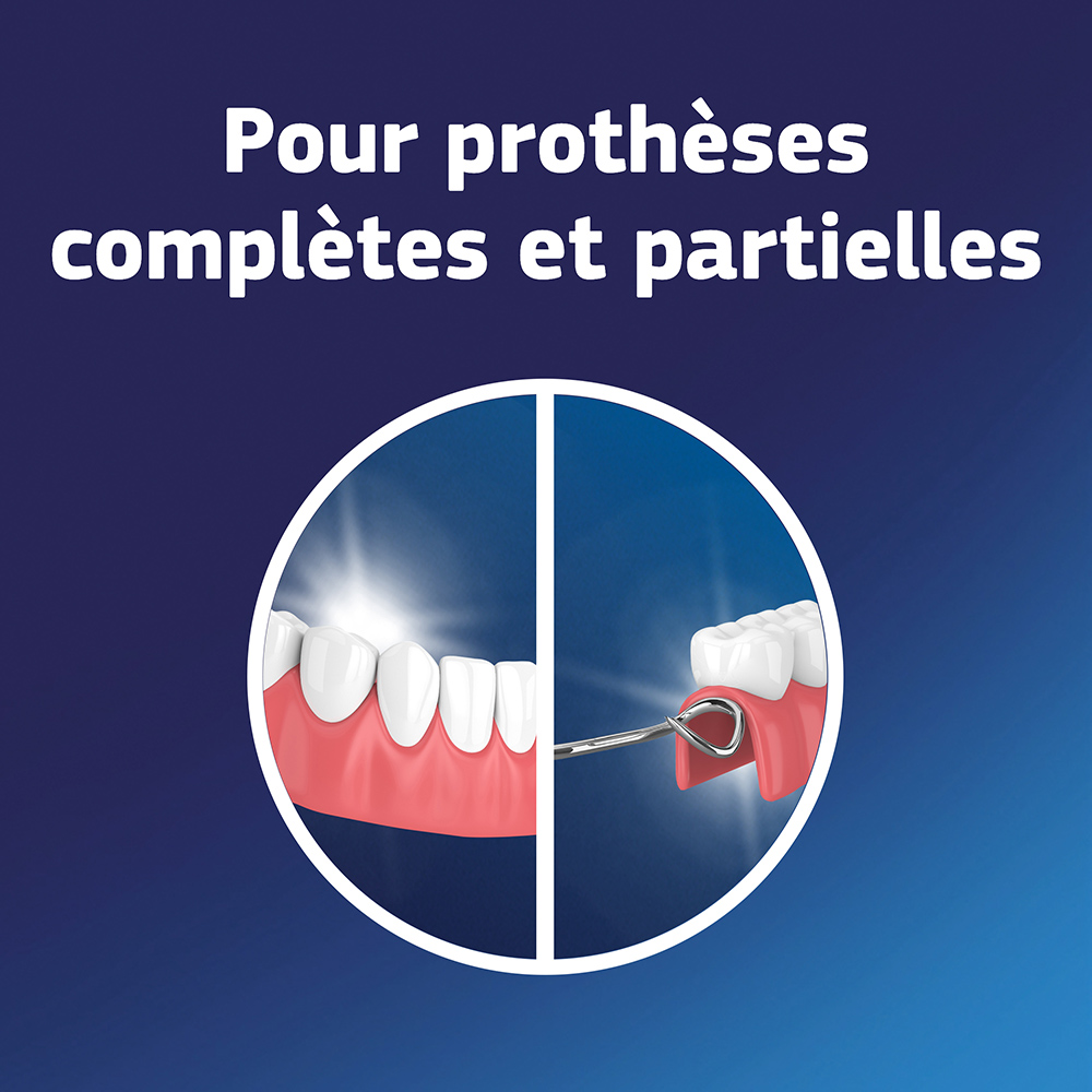 Fixodent Pro Plus La Meilleure Technologie Anti-Particules Crème adhésive Premium pour prothèses dentaires