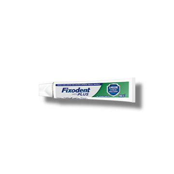Fixodent Pro Plus La Meilleure Technologie Antibactérienne Crème adhésive Premium pour prothèses dentaires