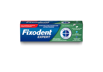 Fixodent Expert Notre Meilleure Technologie Anti-bactérienne Crème adhésive Premium pour prothèses dentaires