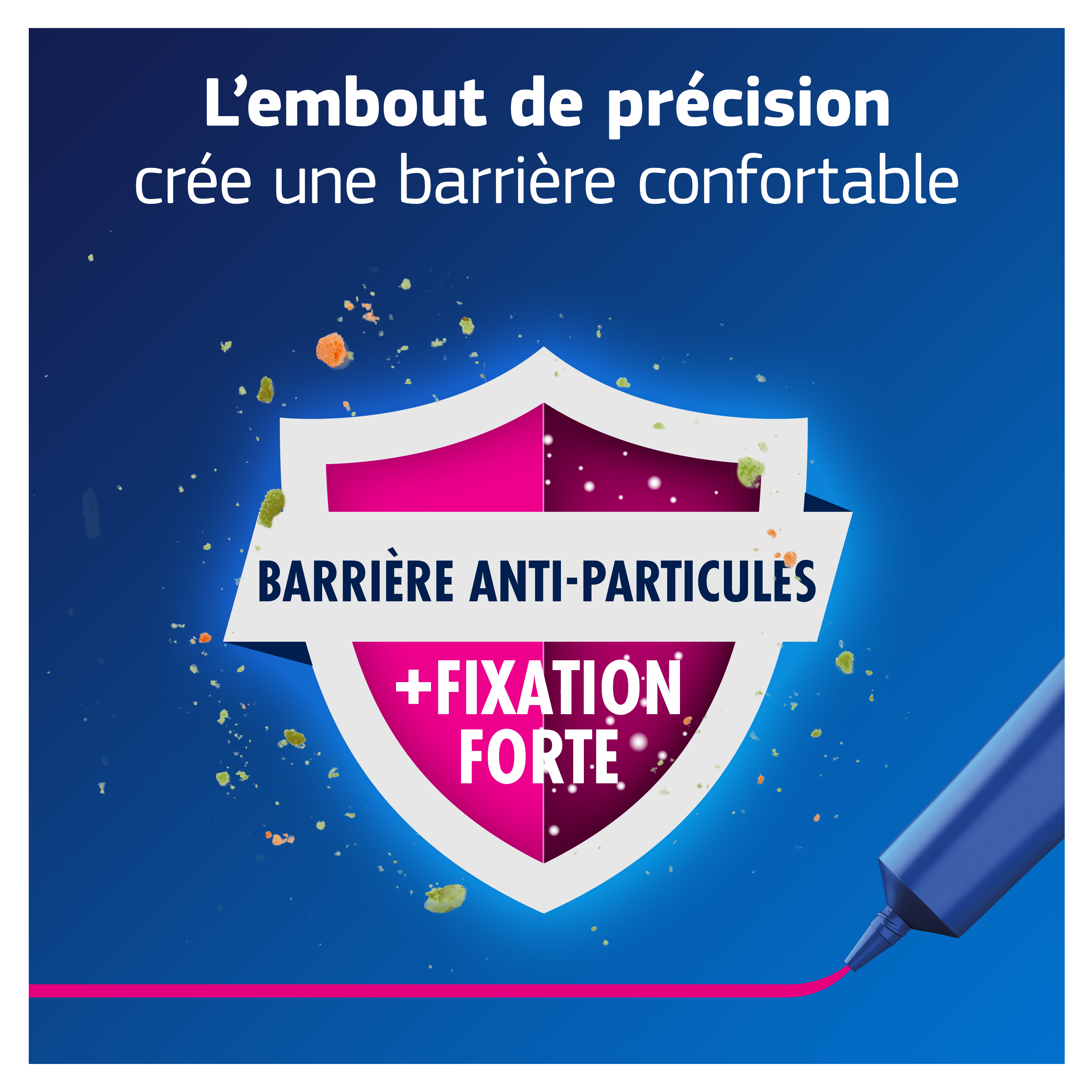 Fixodent Pro Plus Barrière Anti-Particules