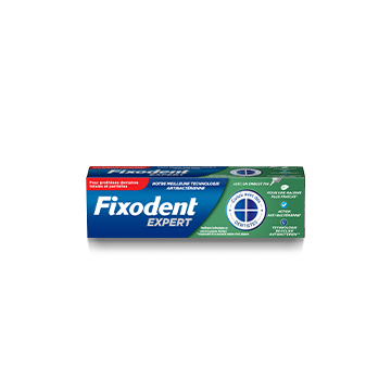 Fixodent Expert Notre Meilleure Technologie Anti-bactérienne Crème adhésive Premium pour prothèses dentaires