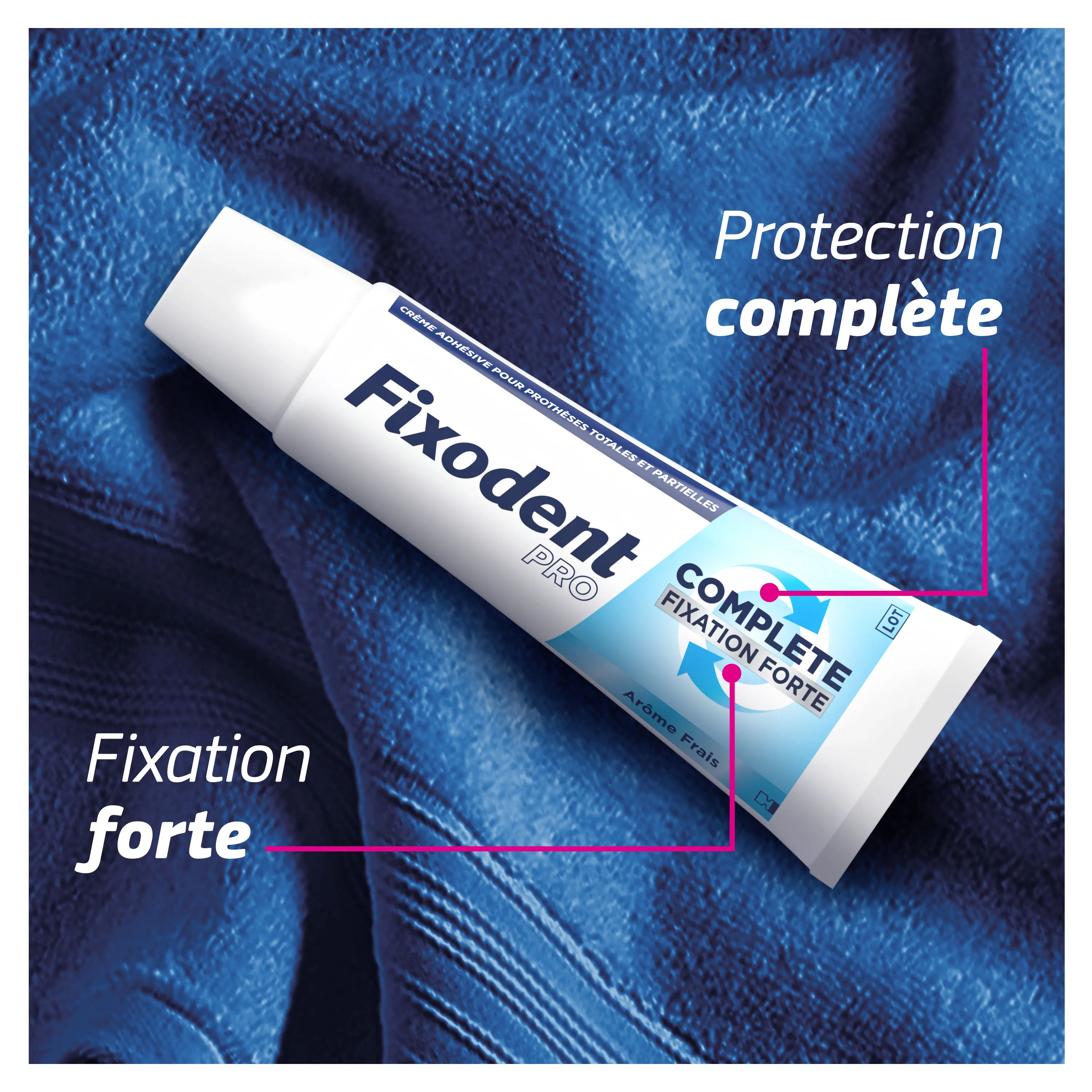 Fixodent Pro Complete Arôme Frais