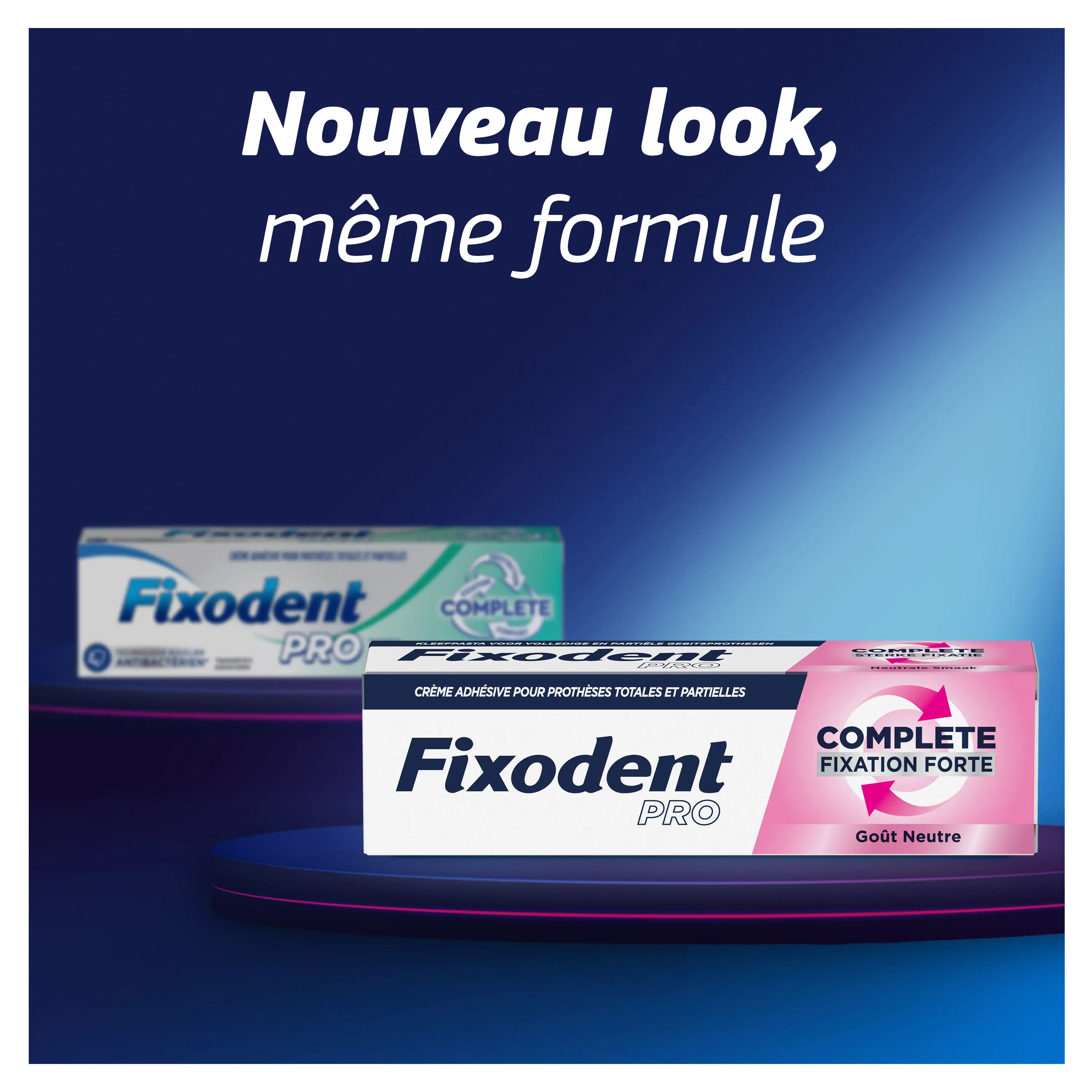 Fixodent Pro Complete Gôut Neutre