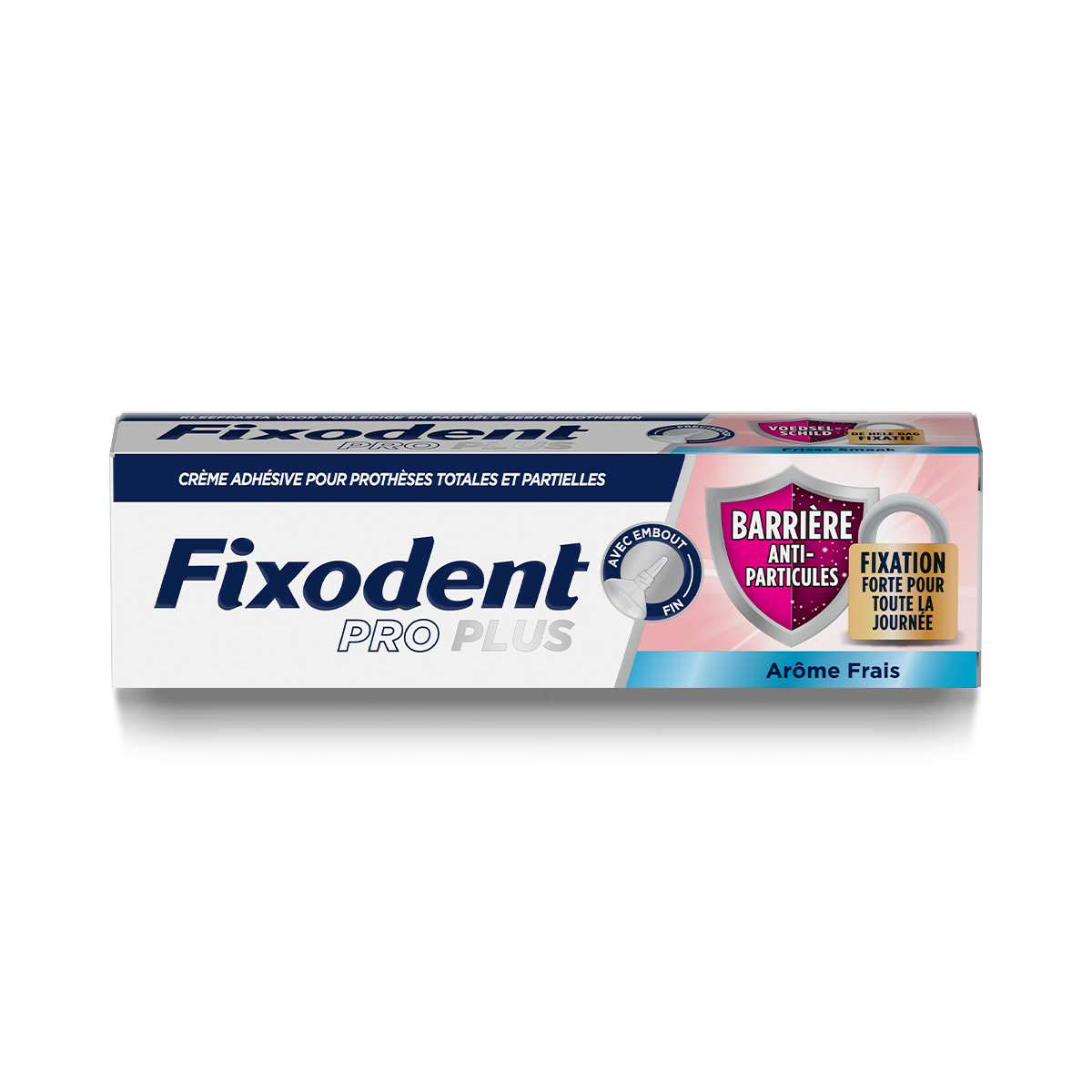 Fixodent Pro Plus Barrière Anti-Particules Arôme Frais