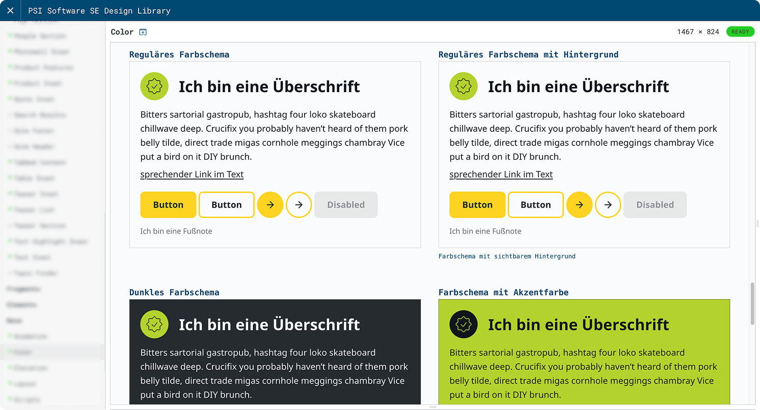 Case PSI Website - Design system 01