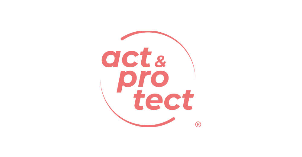 Logo act & protect