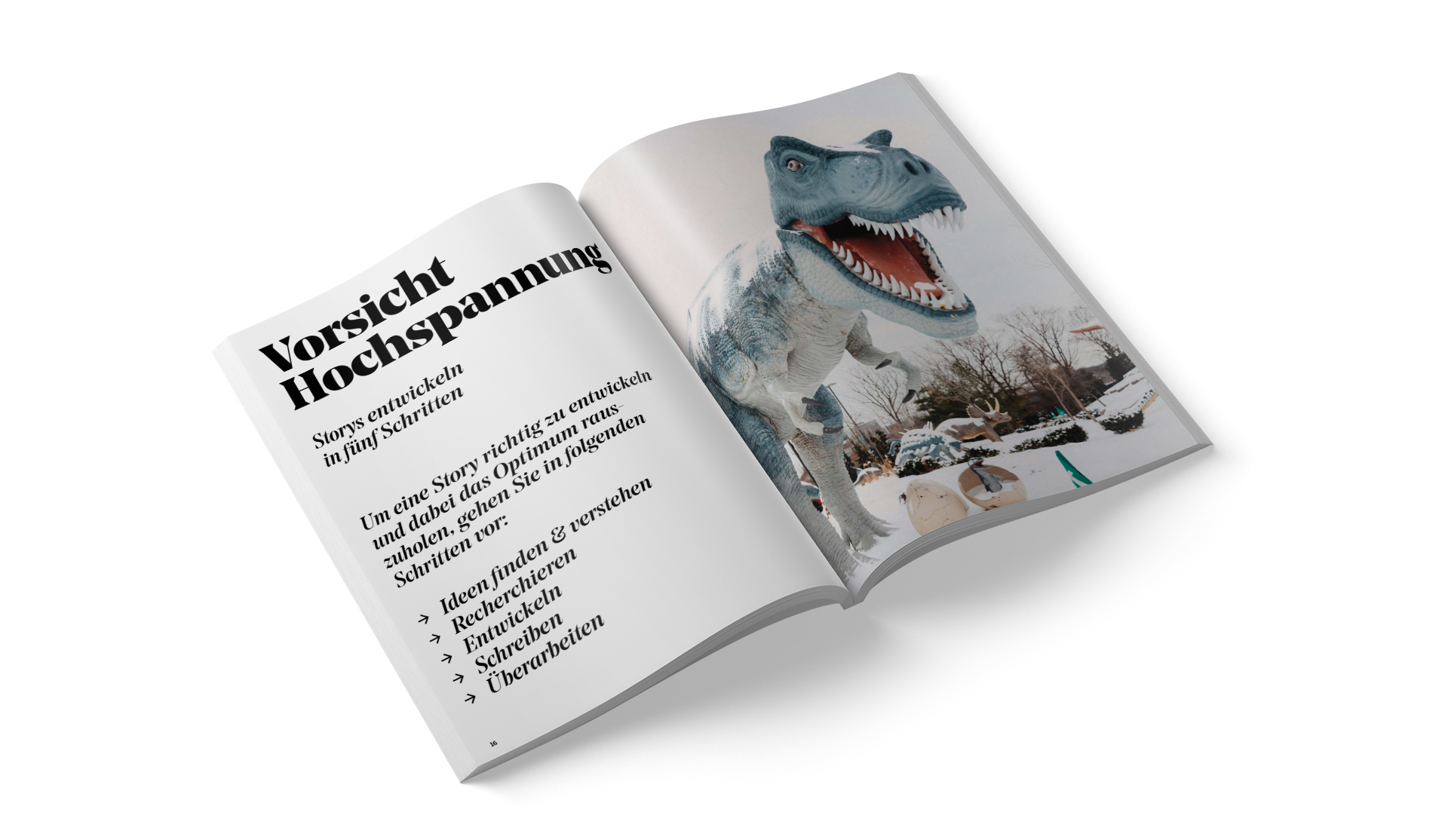 open print magazine of Sensorium Storytelling 3