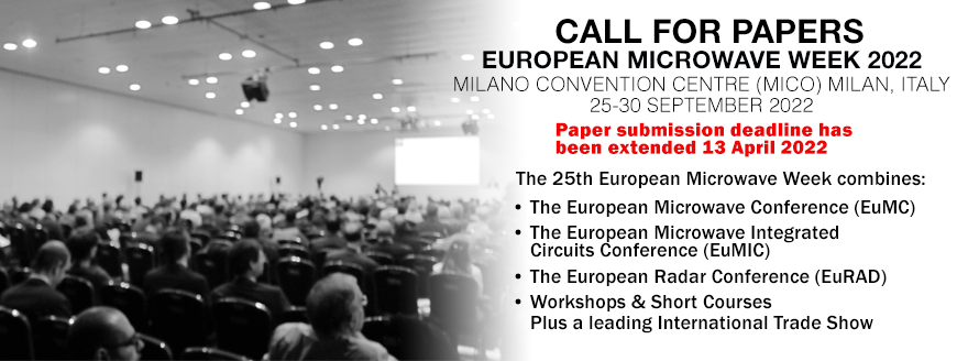 Workshop proposal at the European Microwave Week (EuMW 2022) – Milano (Italy)