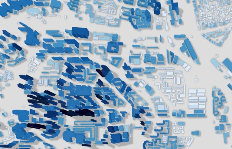 Map With Buildings David Mandel Blog - Giant 3D map shows almost every building in the world