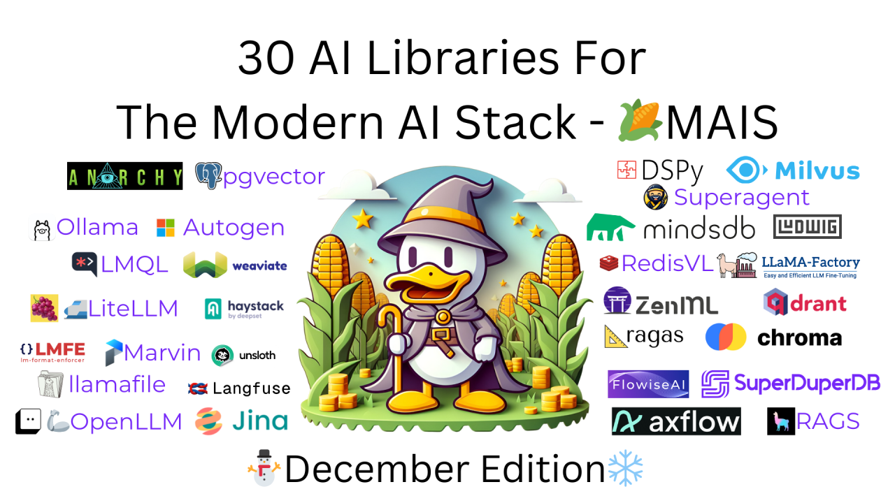 30 AI Libraries For The Modern AI Stack