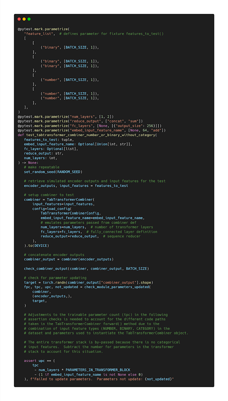 Unit Testing Machine Learning Code in Ludwig and PyTorch: Tests for ...