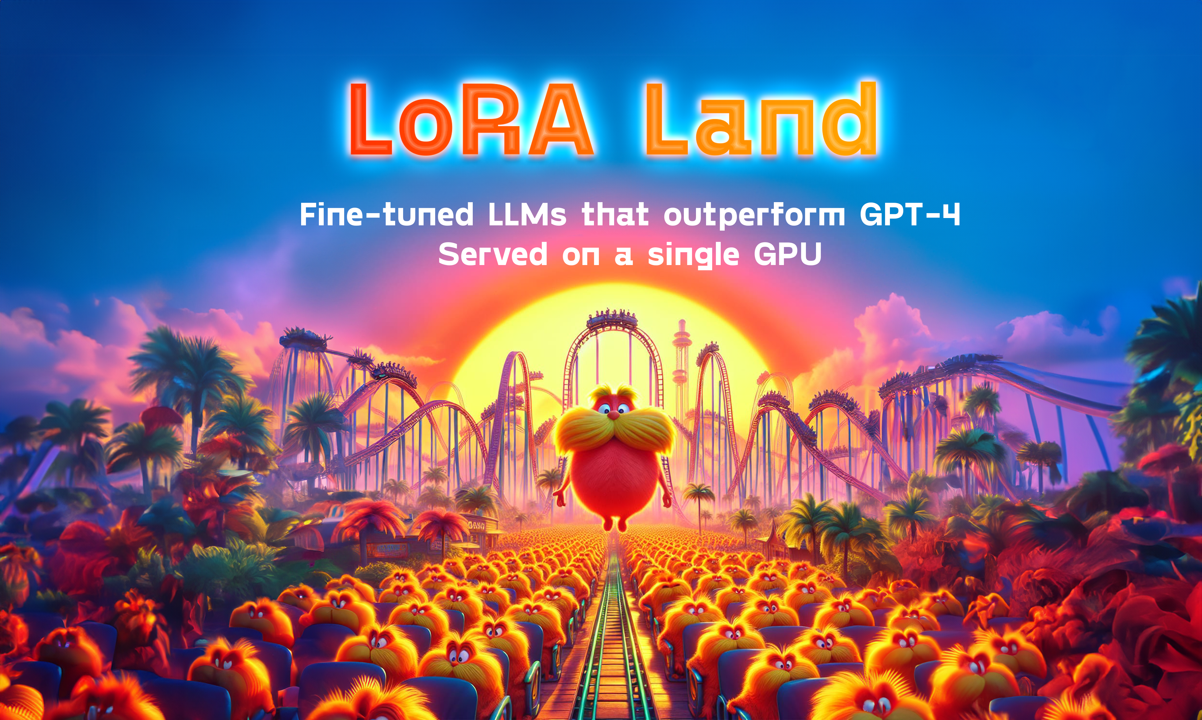 LoRA Land: Fine-Tuned Open-Source LLMs that Outperform GPT-4