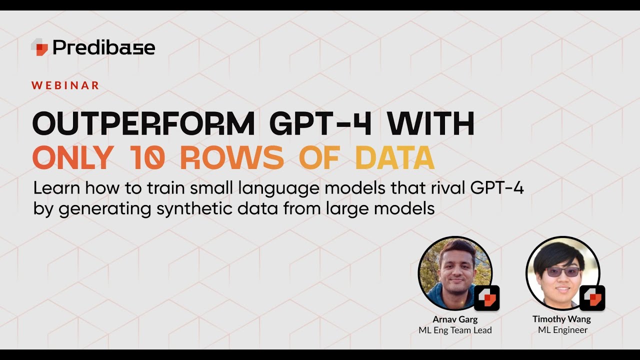 Beat GPT-4 with a Small Model and 10 Rows of Data