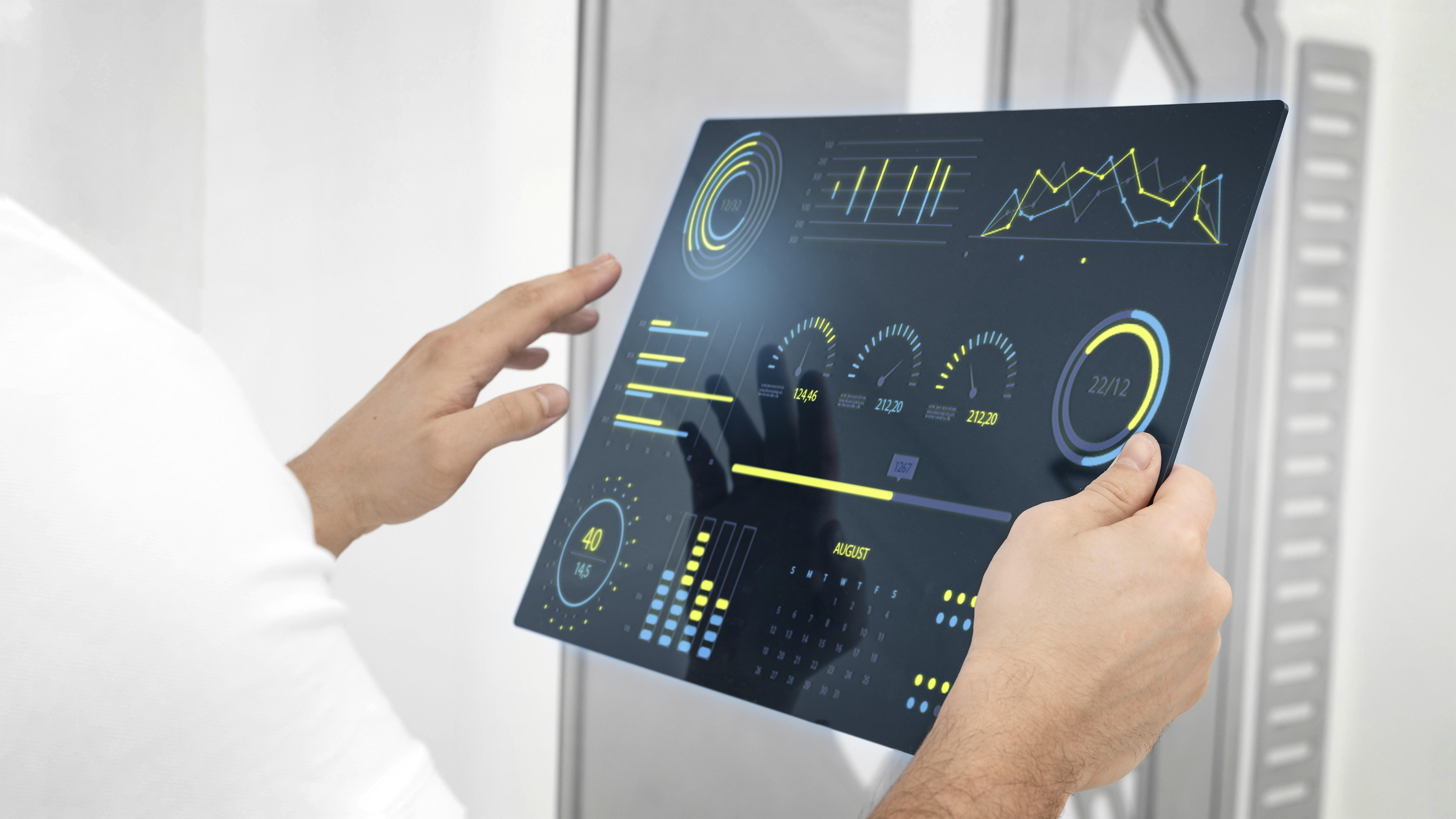 Hand adjusting sliders on a control panel, symbolizing hyperparameter optimization in machine learning