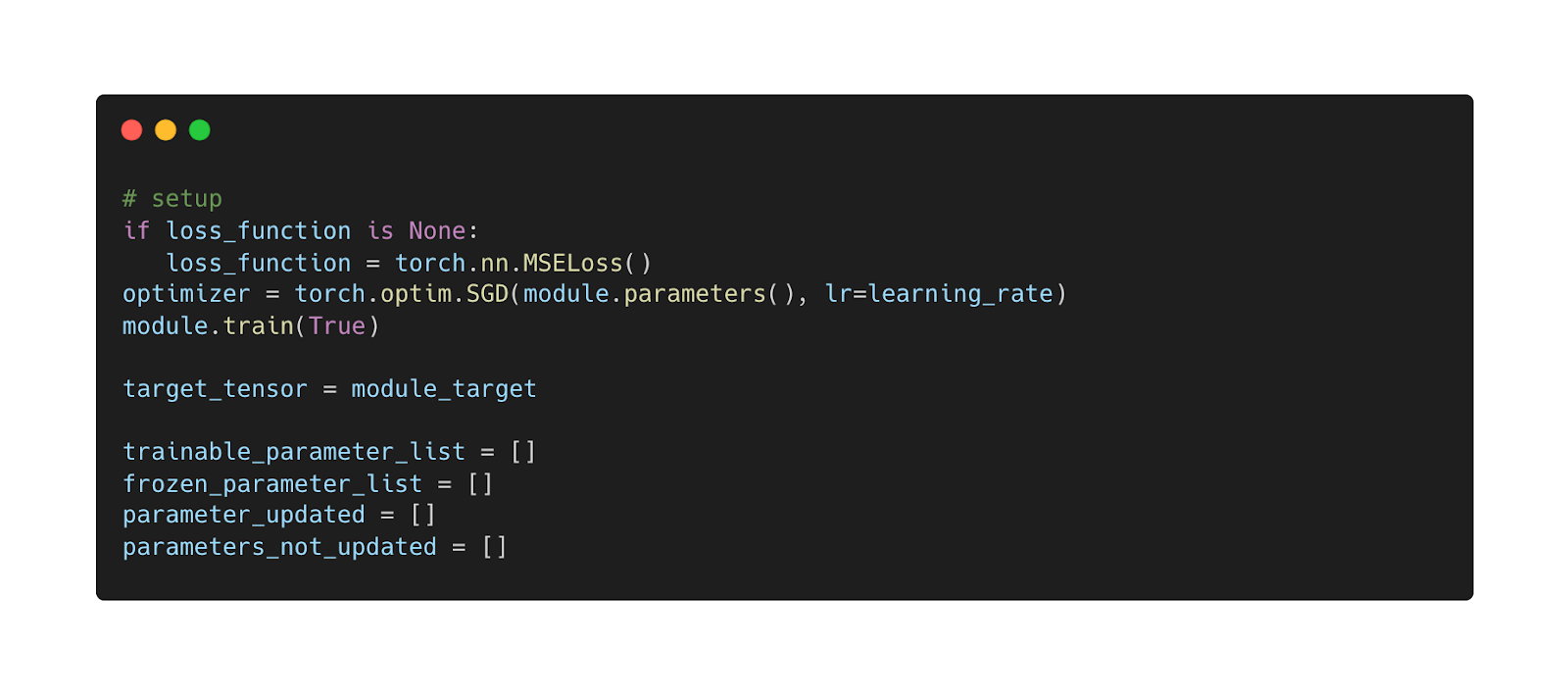 initializing data structures to capture results of the Figure 1 process