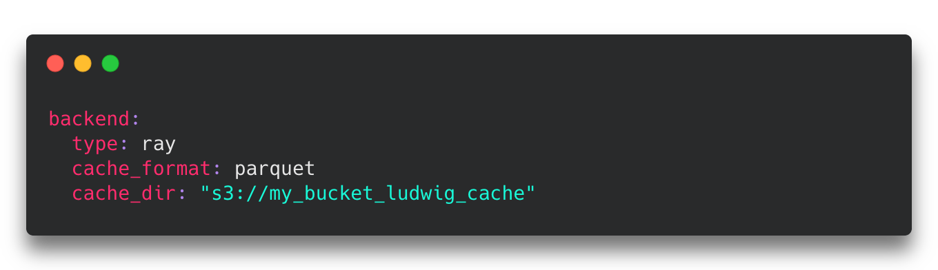 customize the cache directory