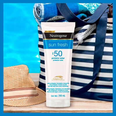 NEUTROGENA® SUN FRESH® Protector Solar Crema FPS50