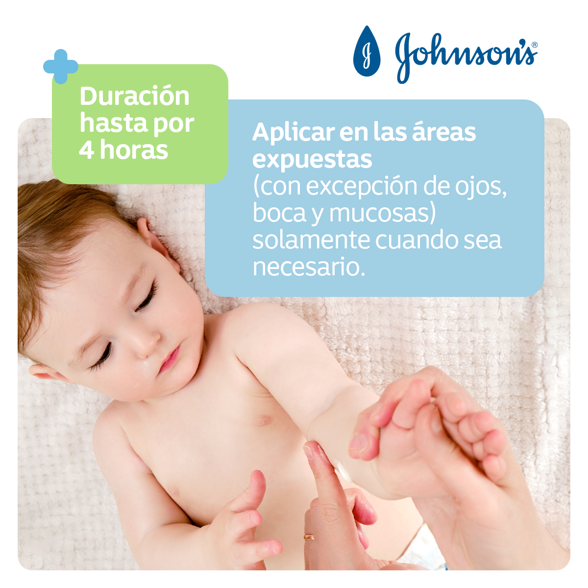 Repelente JOHNSON'S® Antimosquito - Duración