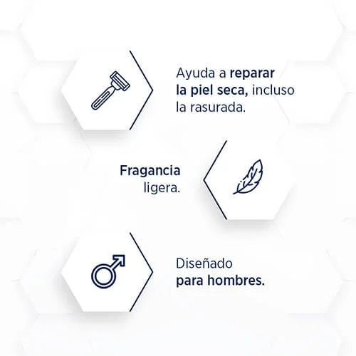 LUBRIDERM® MEN’S 3 EN 1 - Características