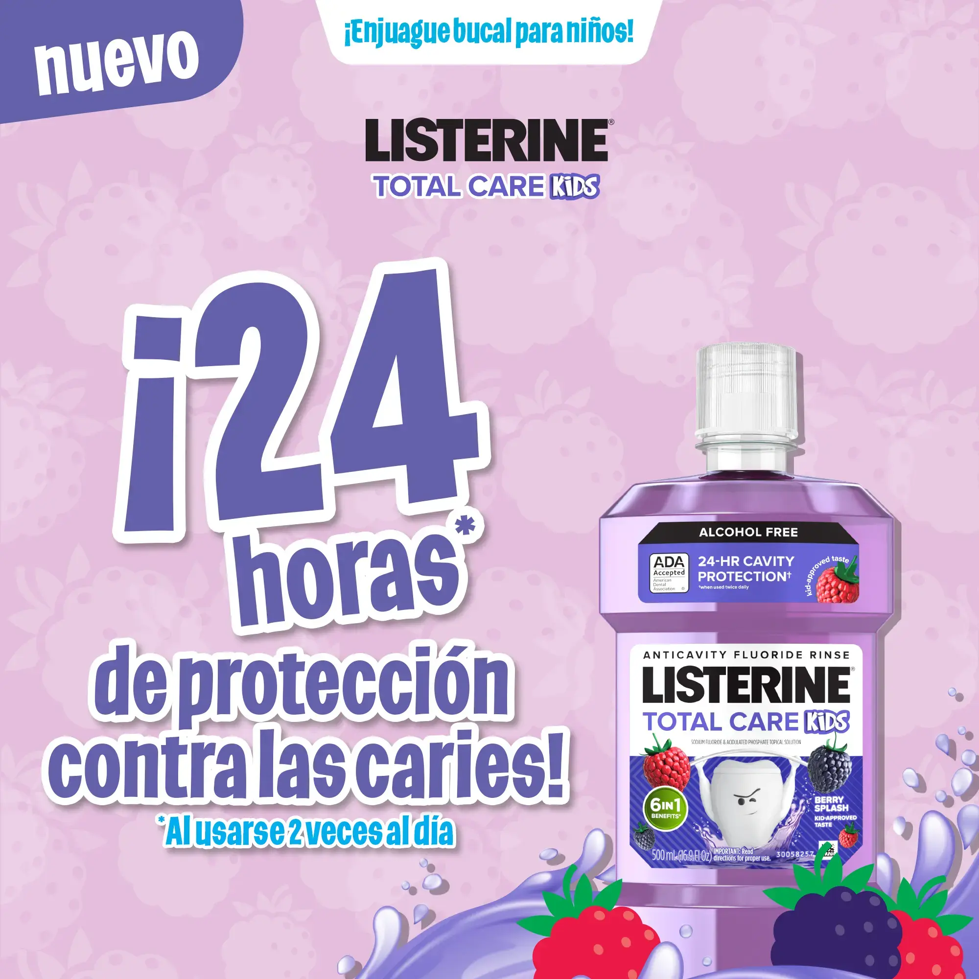 24hrs de proteccion contra la caries