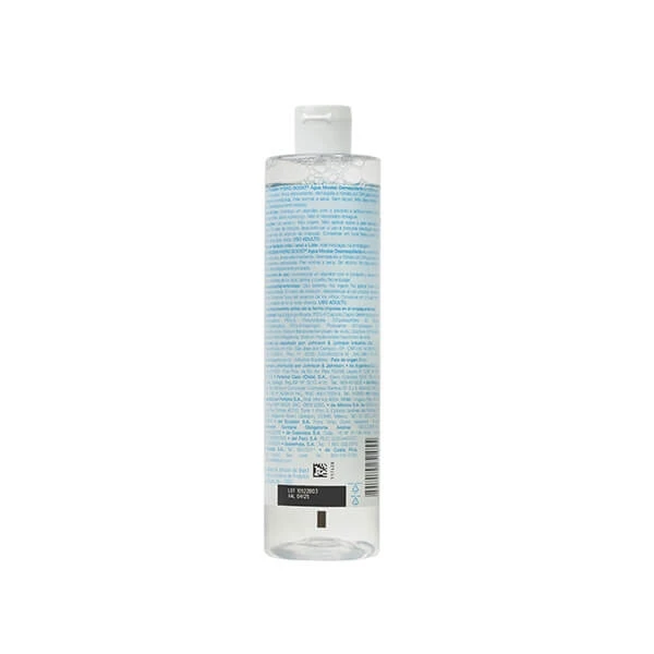 Agua micelar desmaquillante - back