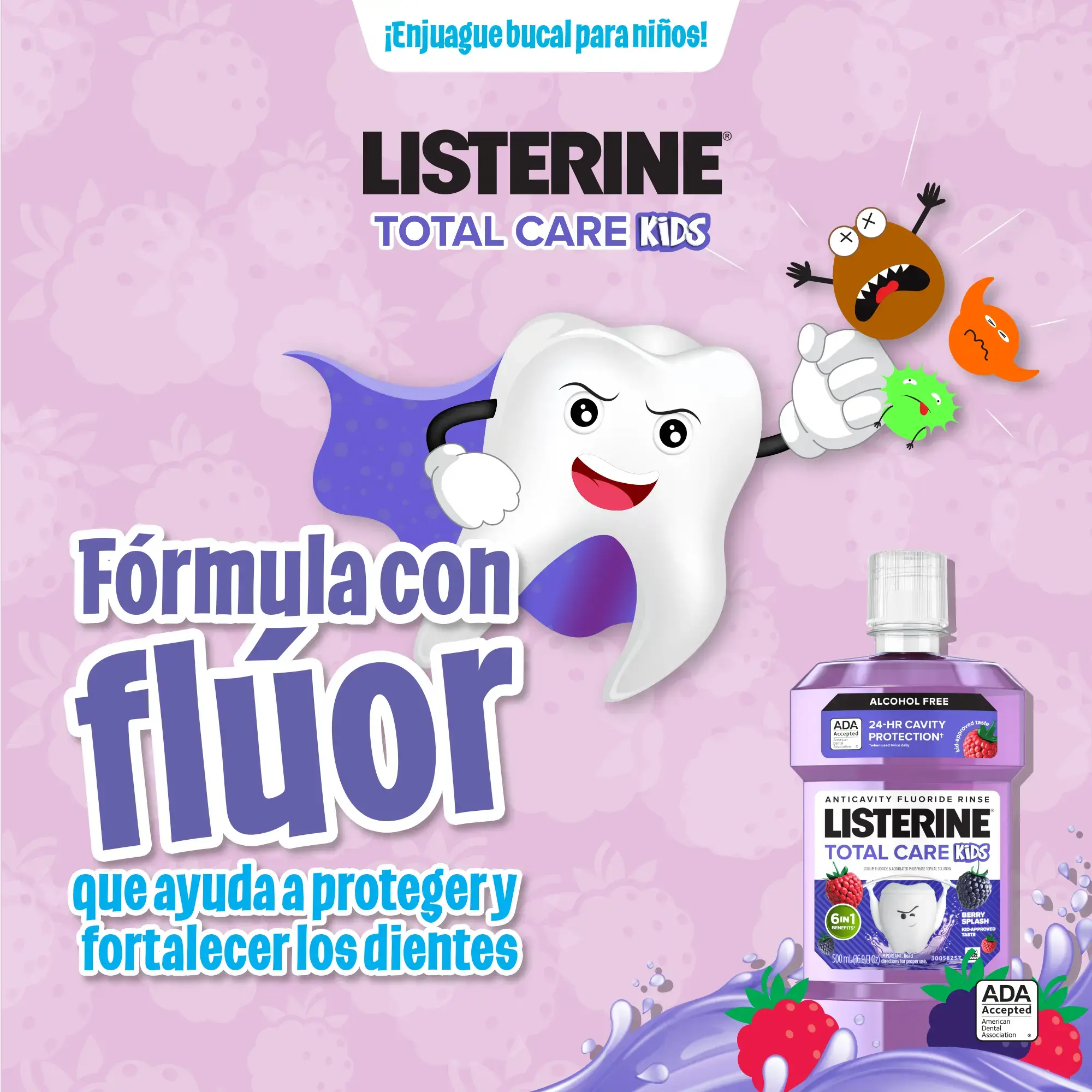 Formula con fluor que ayuda y fortalecer los dientes