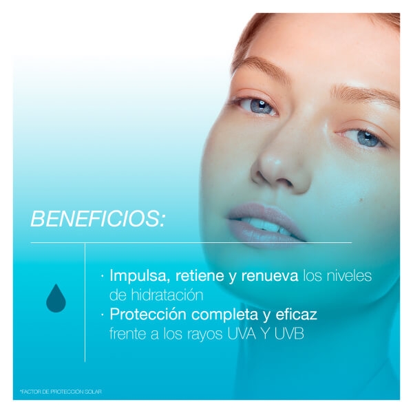 Crema Hidratante Facial en Gel Hydro Boost Ácido Hialurónico FPS25 - Beneficios