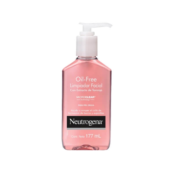 Gel limpiador facial Neutrogena® Oil Free Toronja Ácido salicílico 177ml