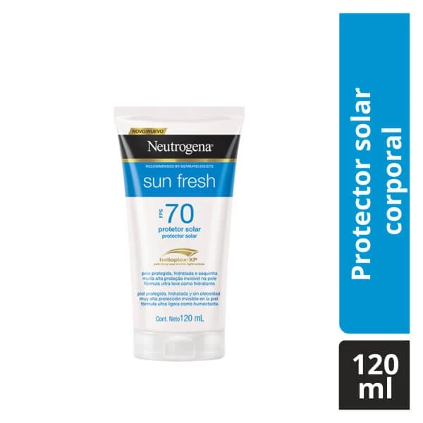  Protector Solar Corporal Neutrogena Sun Fresh FPS 70 120ml - Hero