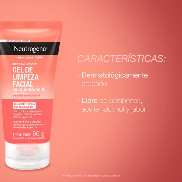 Gel limpiador deep clean caracteristicas