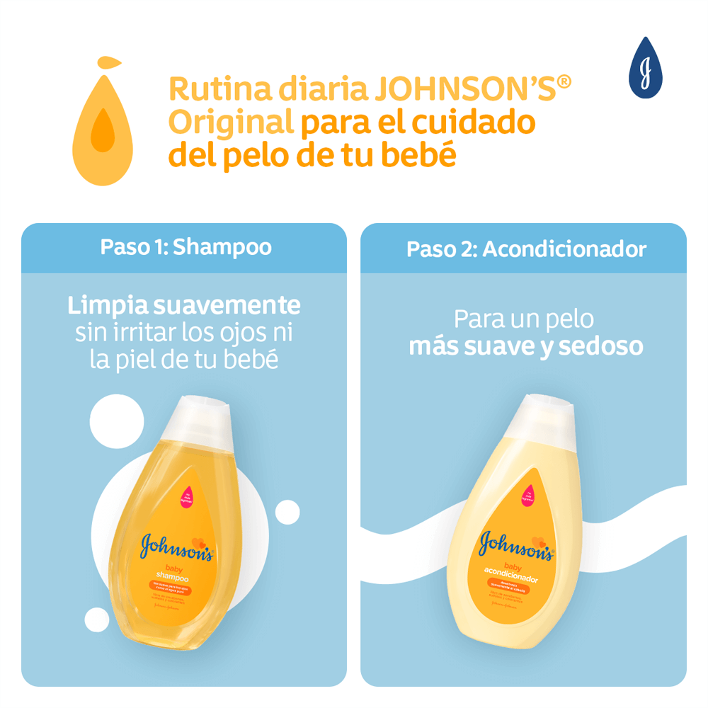 Acondicionador JOHNSON'S® Original - Rutina