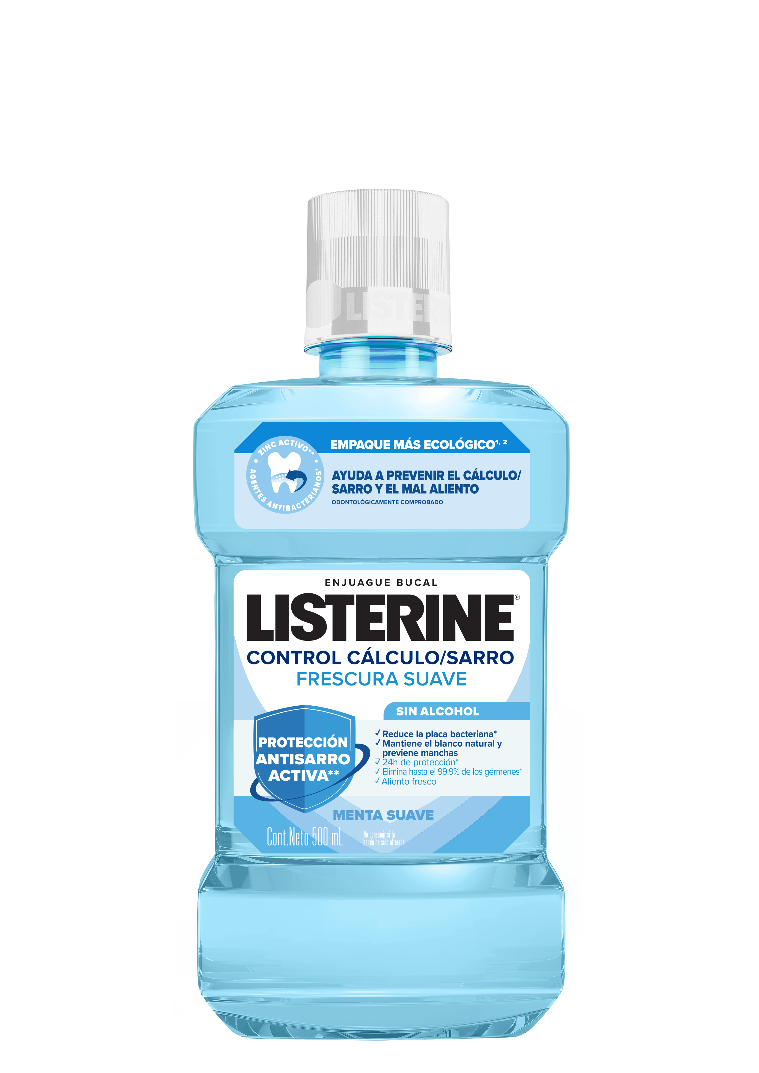 Enjuague Bucal LISTERINE®  Control Cálculo/Sarro Frescura suave Sin Alcohol image 1