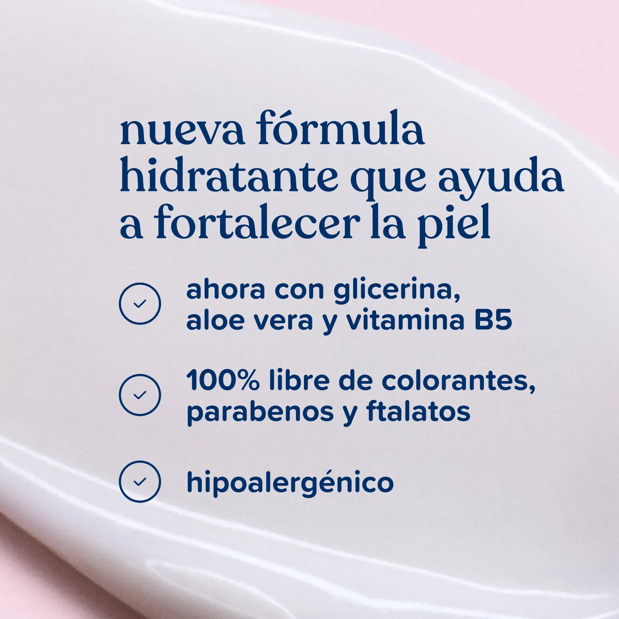 Crema Líquida JOHNSON'S® Original - Ingredientes