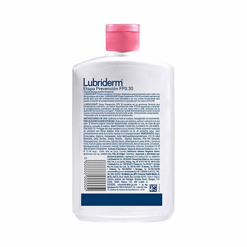 LUBRIDERM® PREVENCIÓN FPS30 - Back