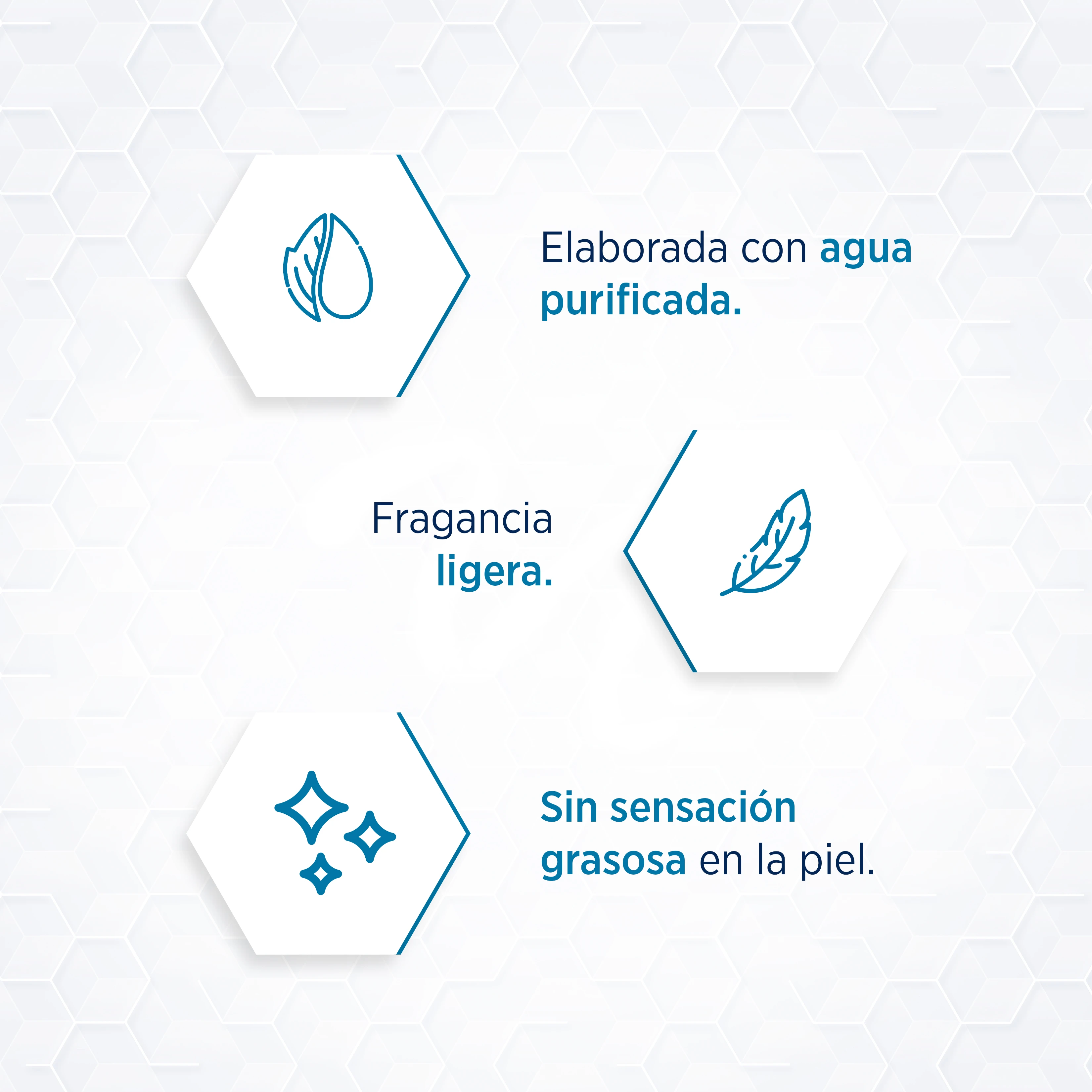Fórmula del producto humectación diaria
