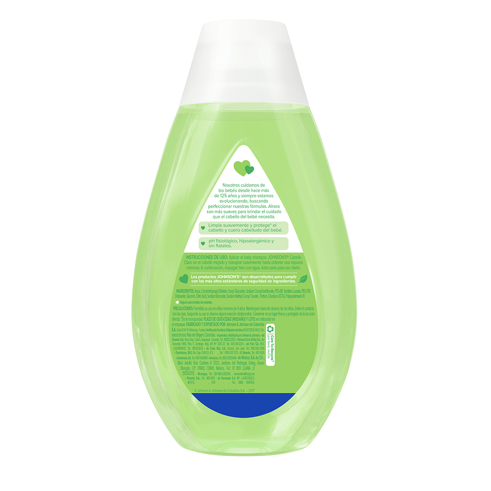 Shampoo cabello claro back