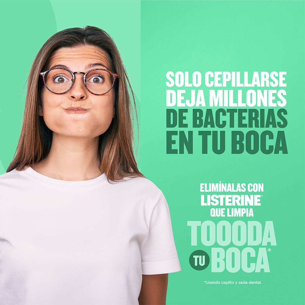 Solo cepillarse deja millones de bacterias en tu boca